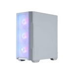 ATX Semi-tower Box MSI MAG FORGE M100R WHITE White Transparent