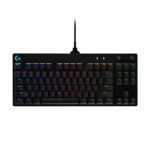 Keyboard Logitech 920-010593 Black RGB LED Spanish Qwerty Spanish